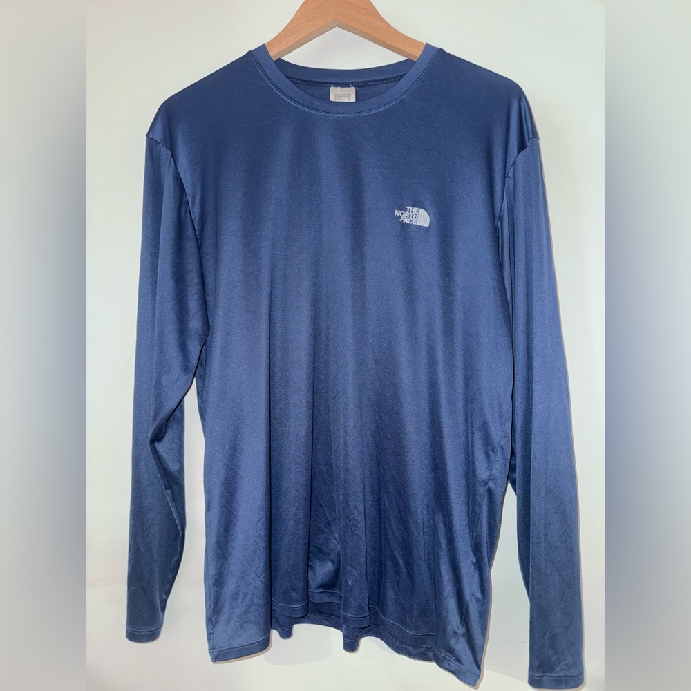 The North Face Men's Long Sleeve Navy Tee